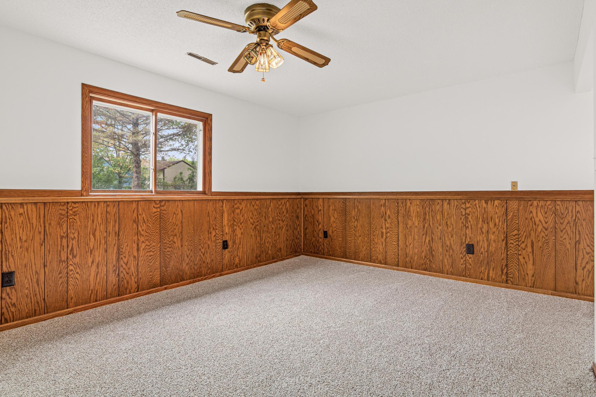 More space for a potential 4th bedroom!
