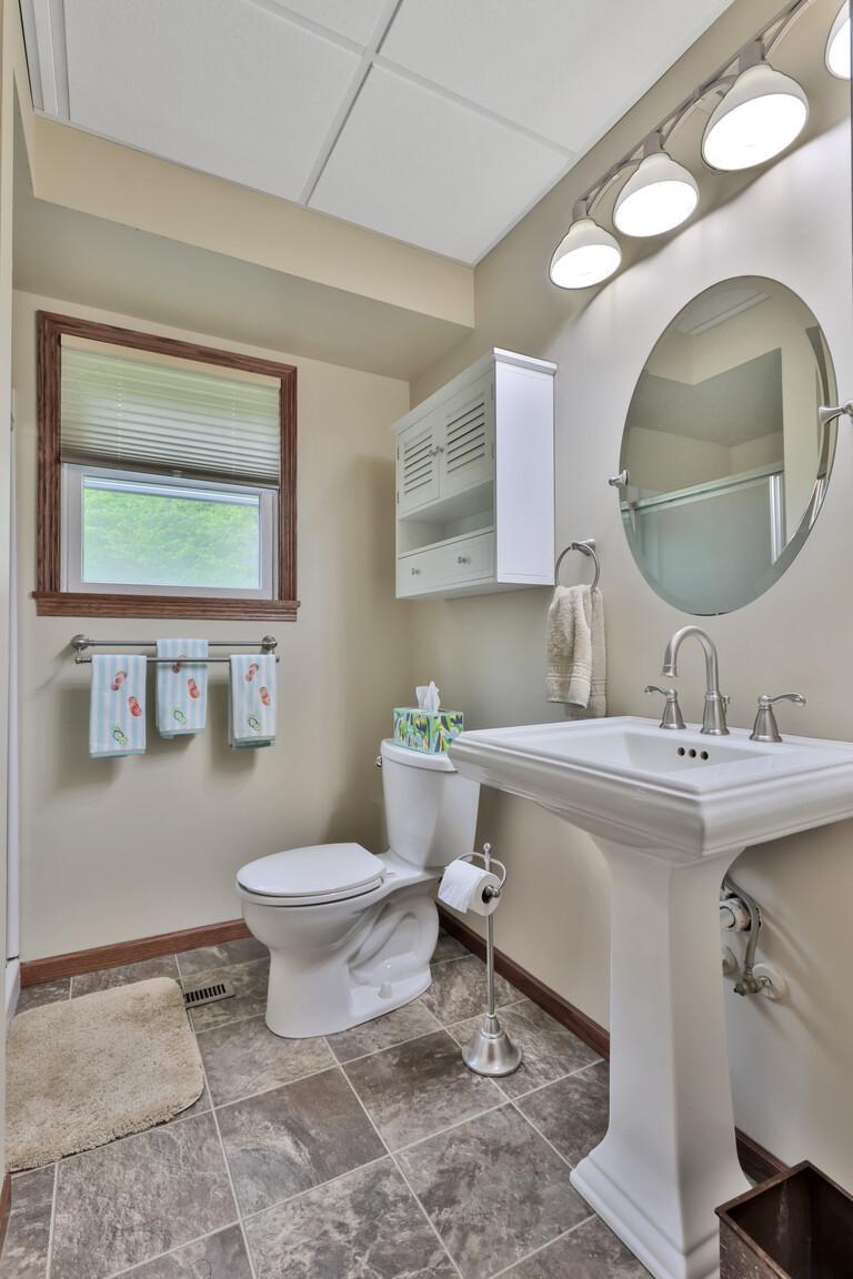 Lower Level 3/4 Bath with Walk In Shower
