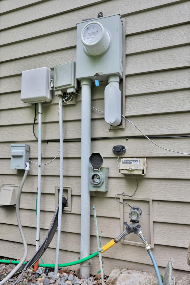 Home is wired for external Generator in case of lost power