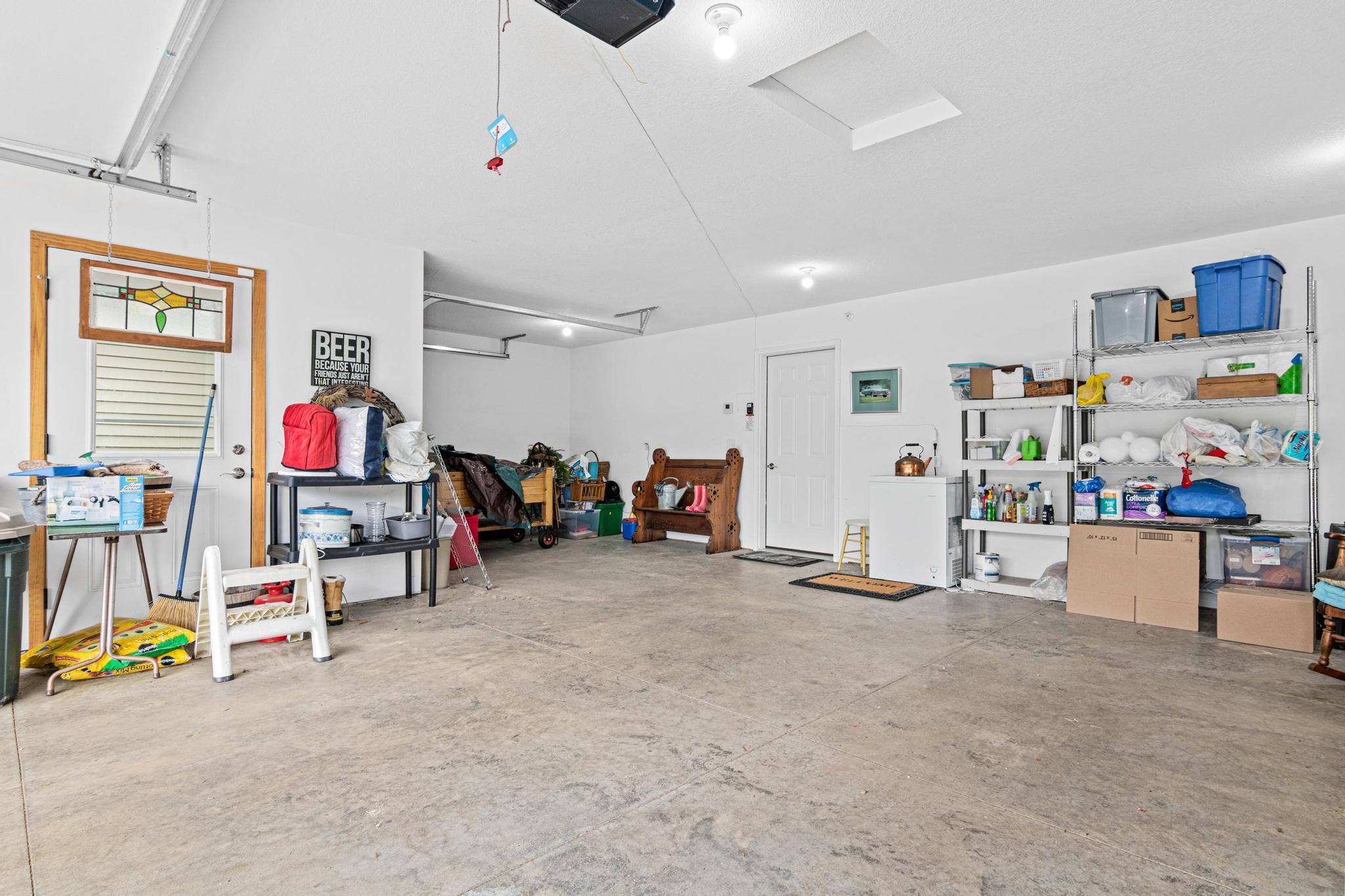 heated oversized garage