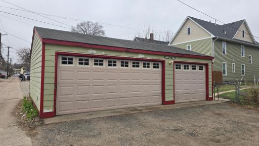 The possibilities are unlimited with this three-car garage, you could rent it out for additional income.