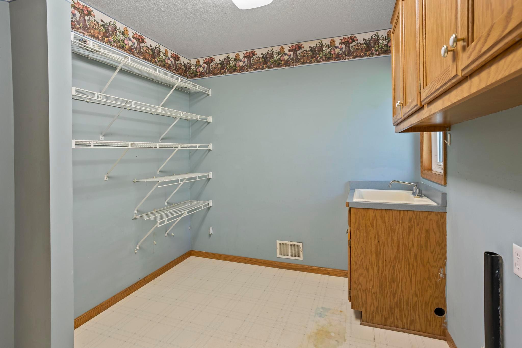 Main level laundry room