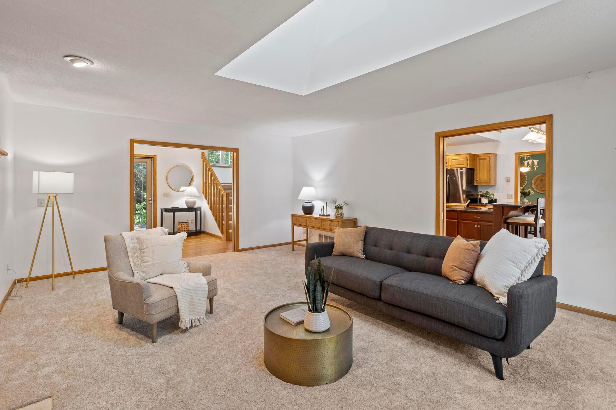 French glass pocket doors for optional privacy