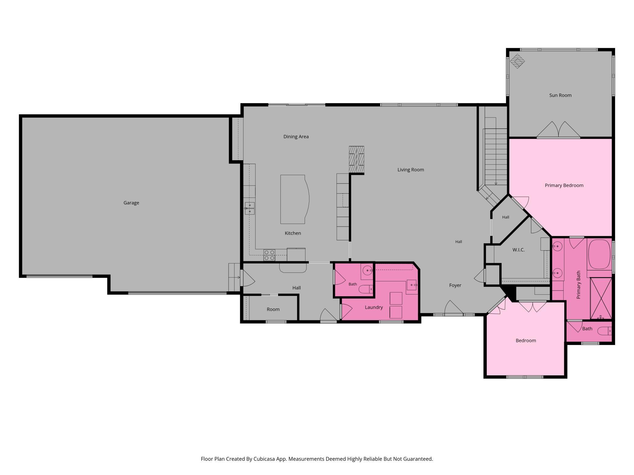 Open-concept gathering spaces, lake-view primary suite with private sunroom, granite kitchen with oversized island, laundry, and access to the new lakeside deck.