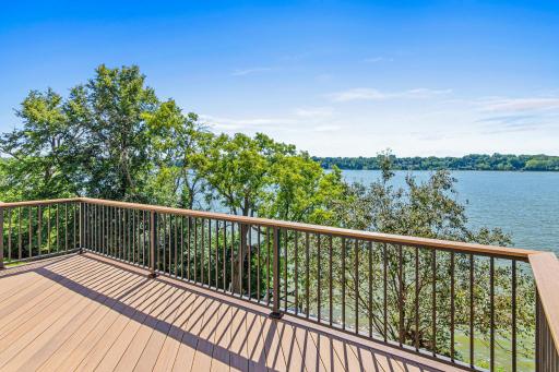West facing deck guarantees sunset views for life!