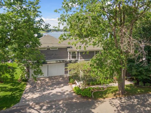 Custom built home is sited perfectly on this lot