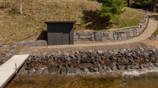 Lakeside "boathouse" shed is a huge bonus.