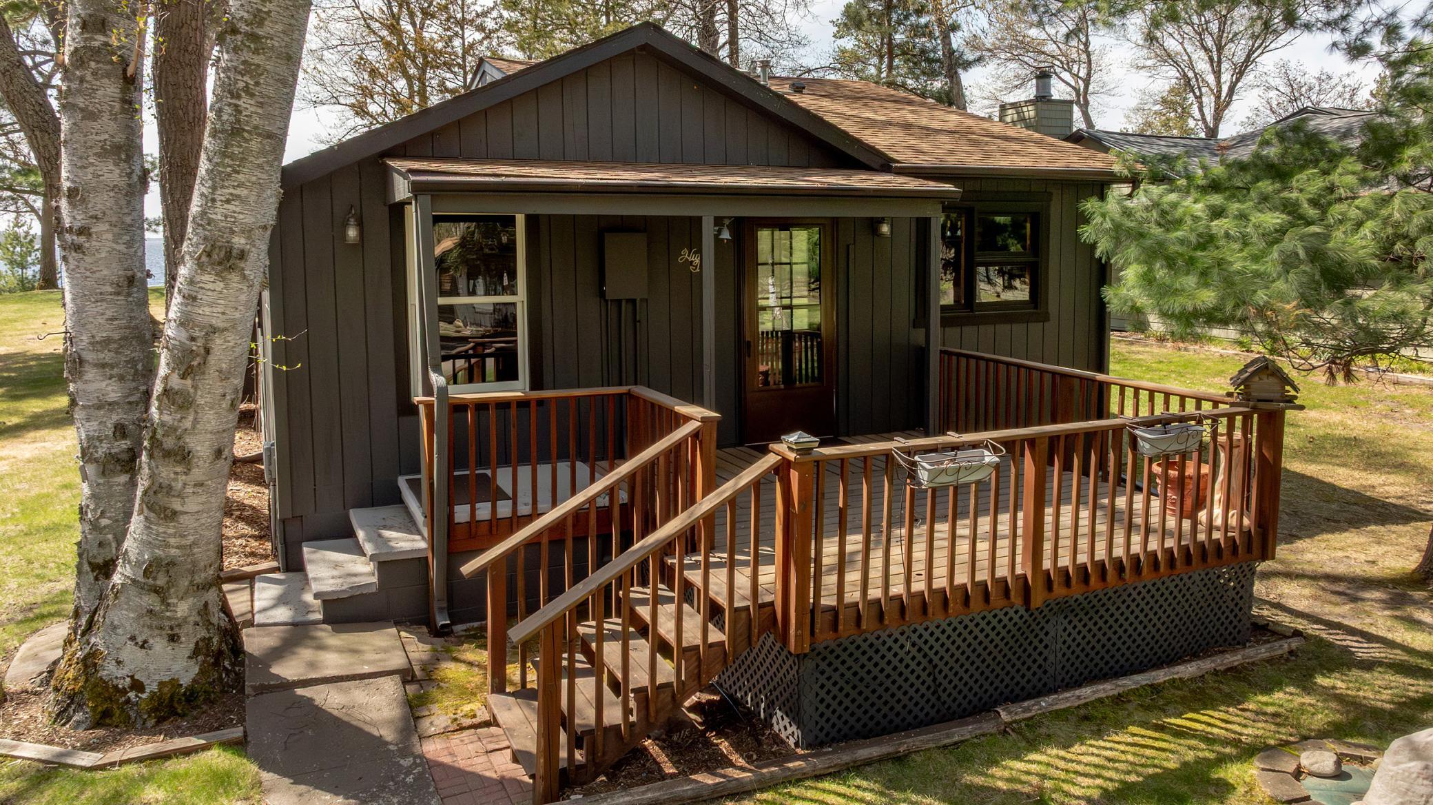 11x16 deck is shaded in the afternoon on house 2