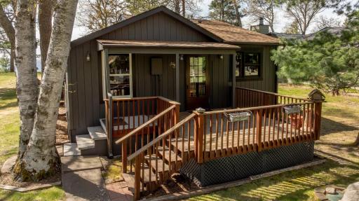 11x16 deck is shaded in the afternoon on house 2