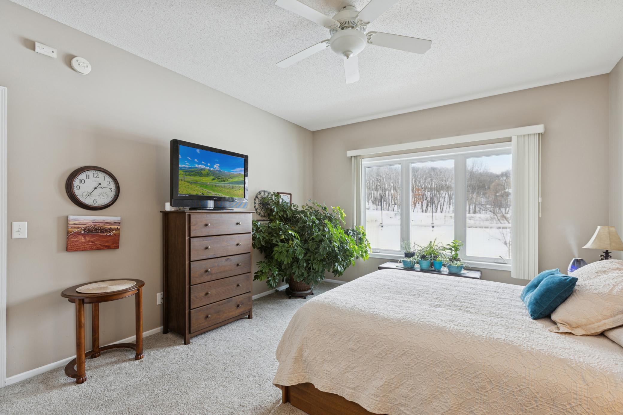 Another view of the primary bedroom.