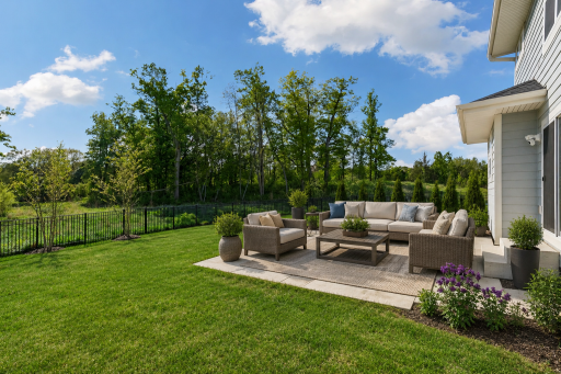 Property has been virtually staged. From the patio, enjoy peaceful views of the adjacent prairie with abundant wildlife.