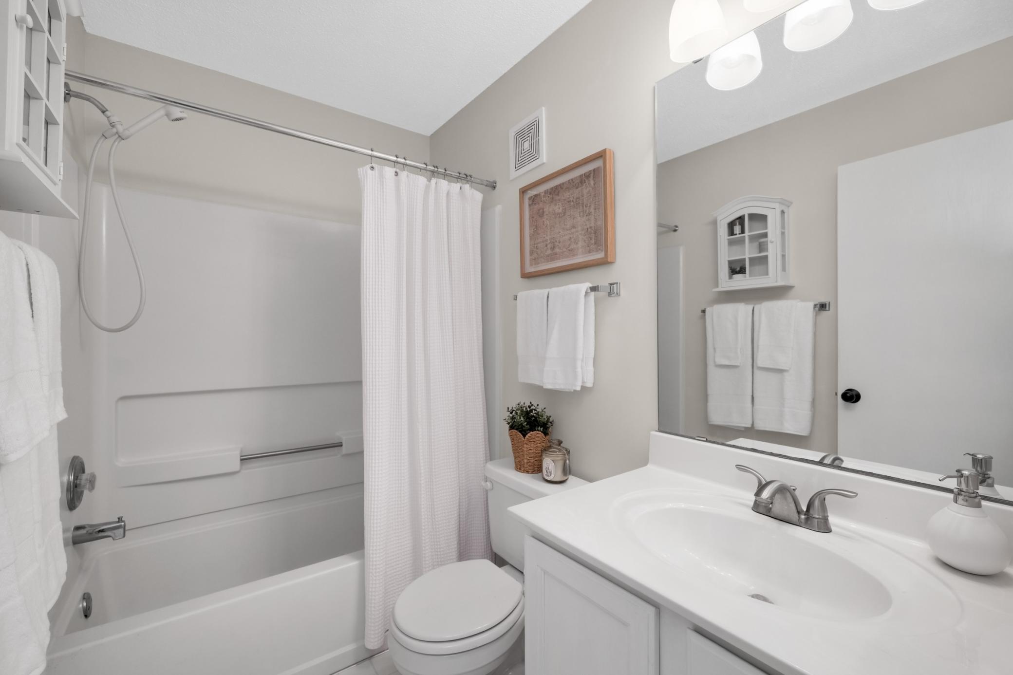 Upstairs hallway bathroom