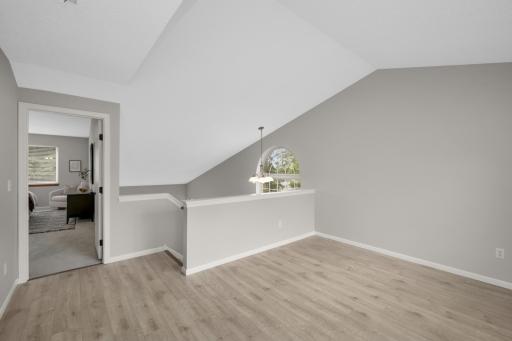 Upper level loft--great office space or additional living area