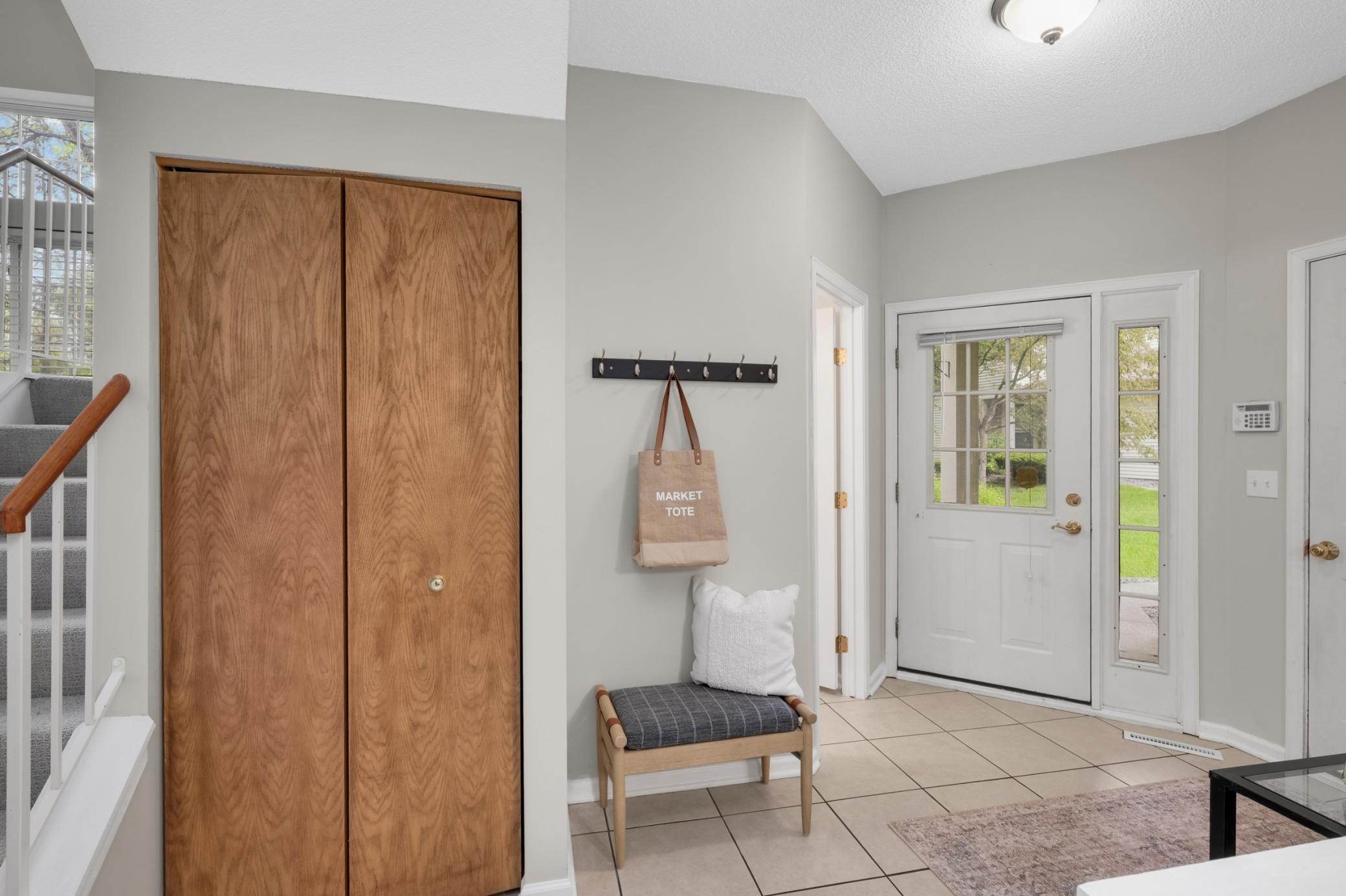 Spacious foyer