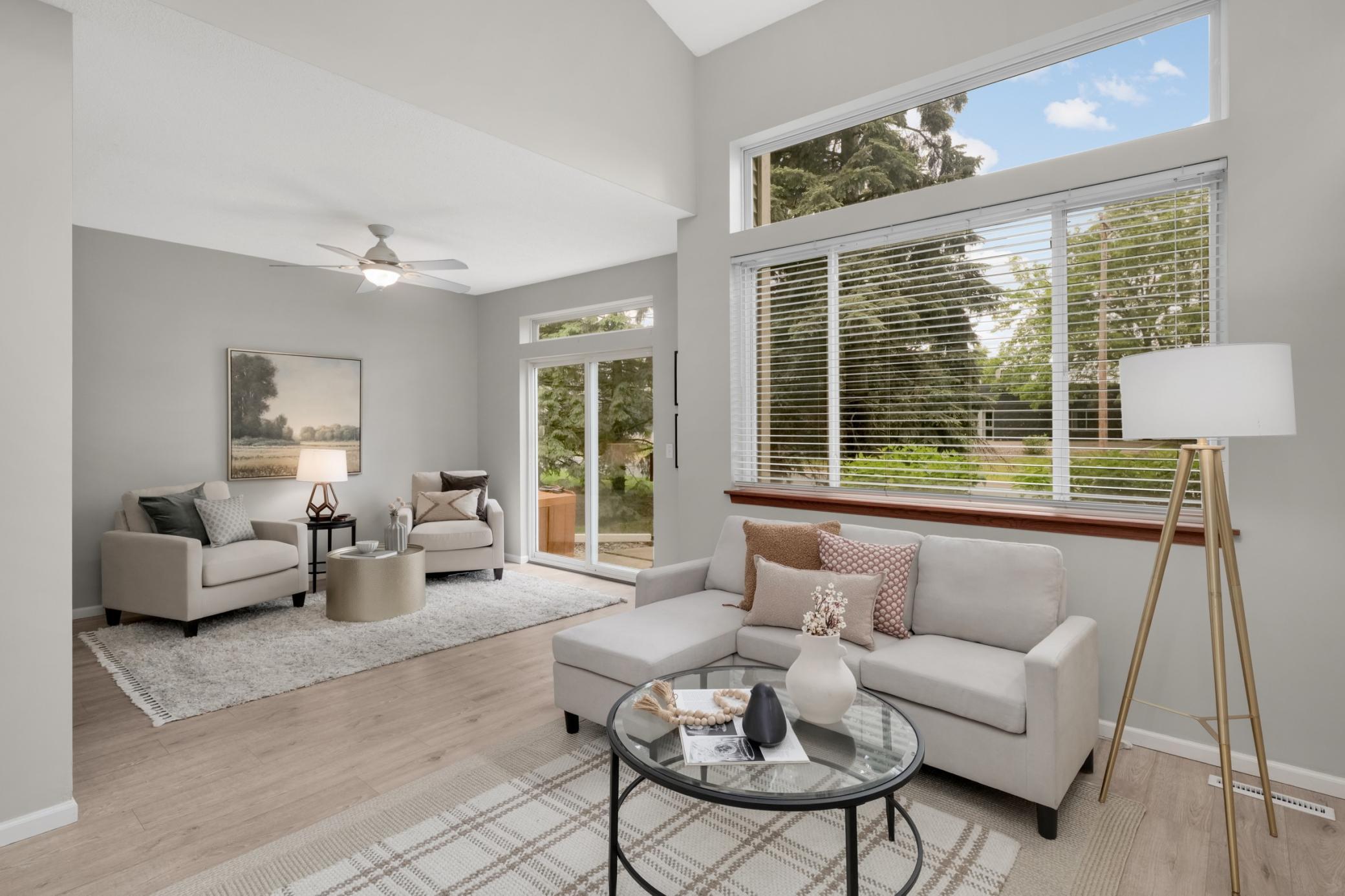 Living room and flex room offer lots of options for using this space