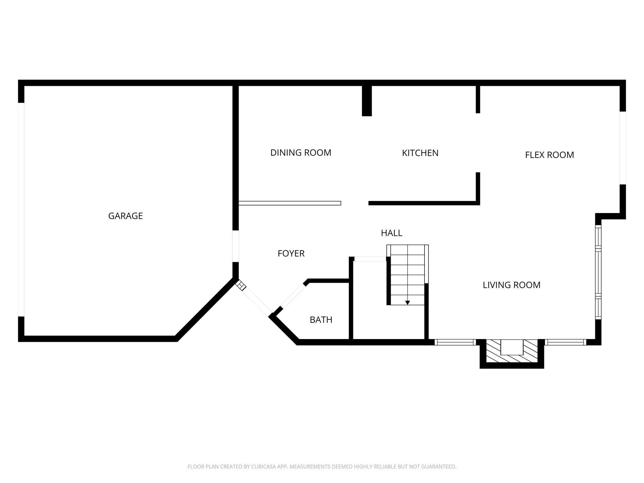 Main level floor plan