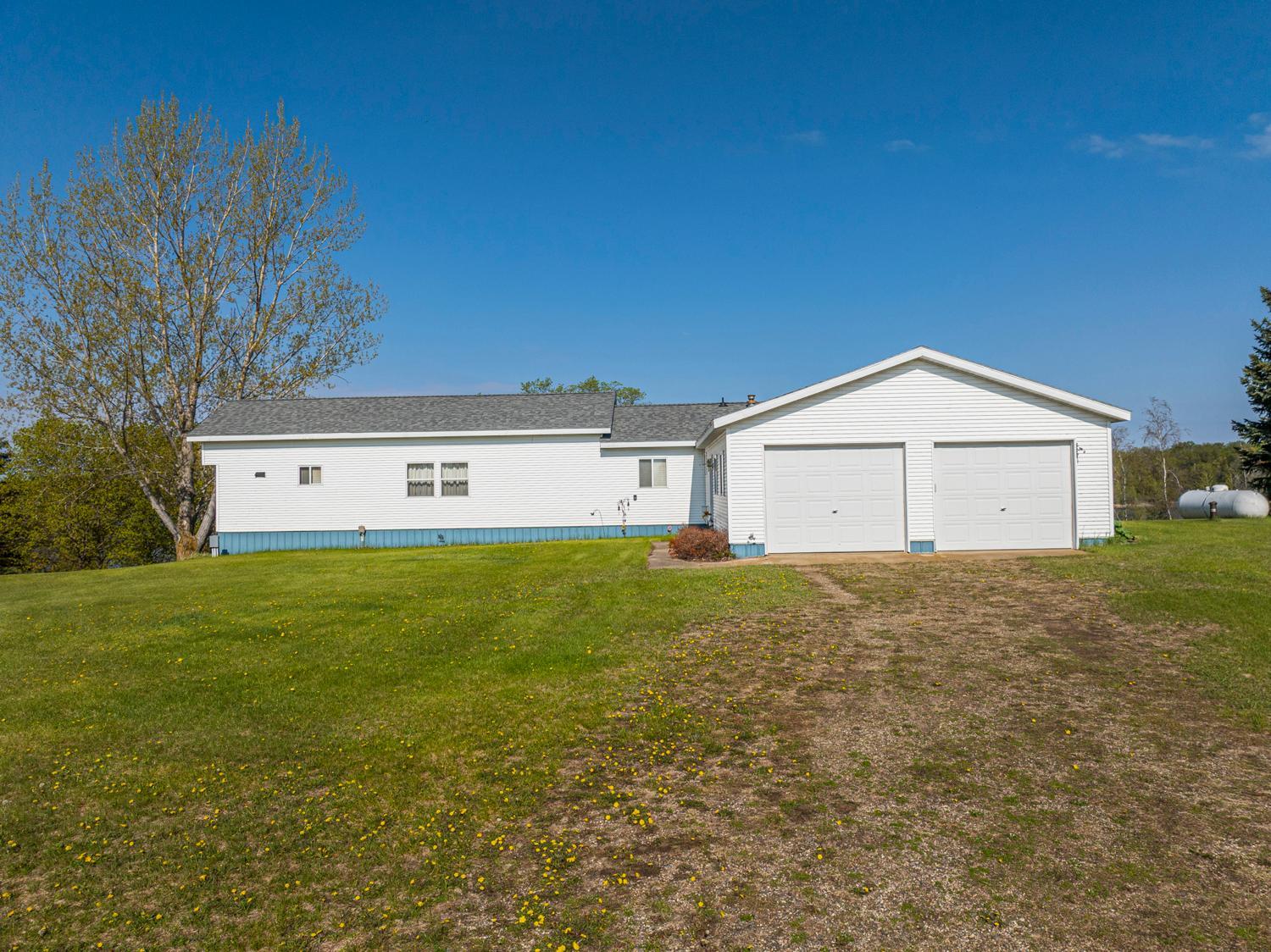 Home and attached garage