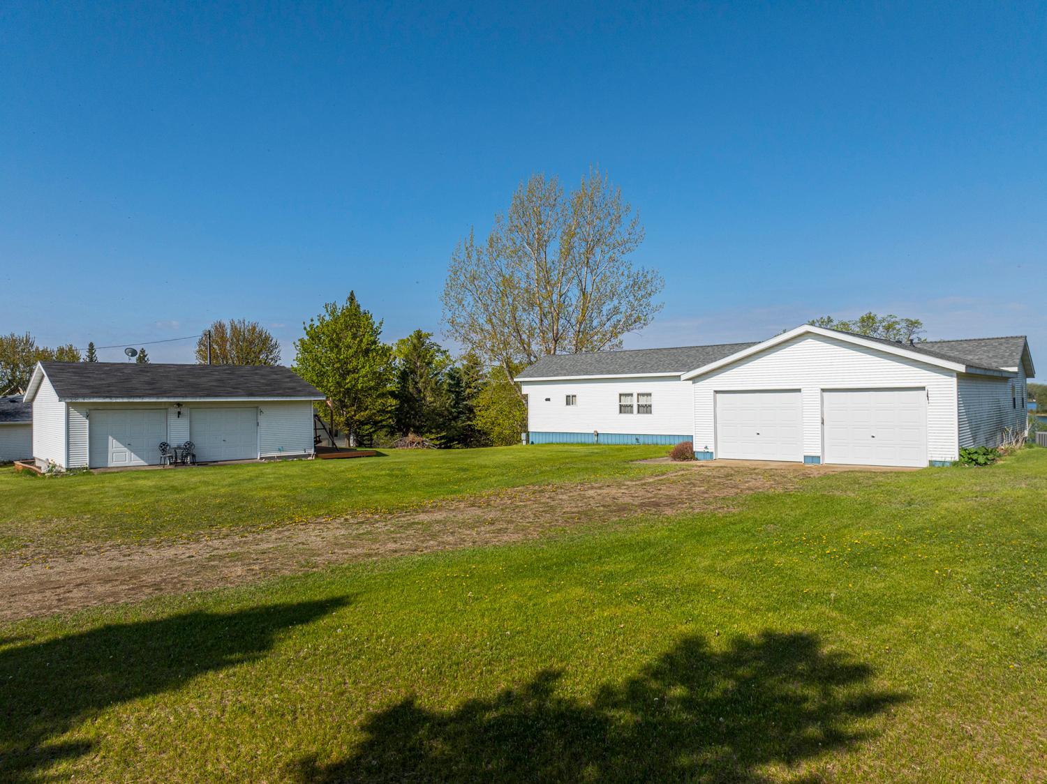 Home and detached garage