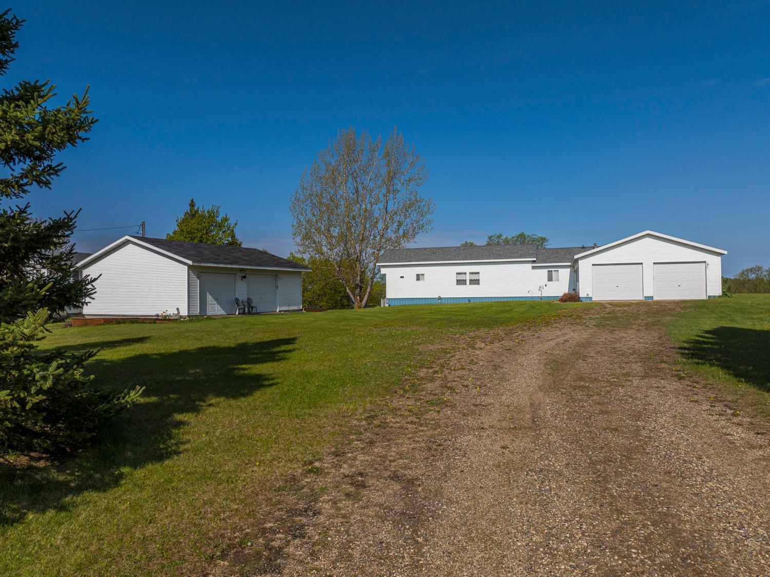 Home and detached garage
