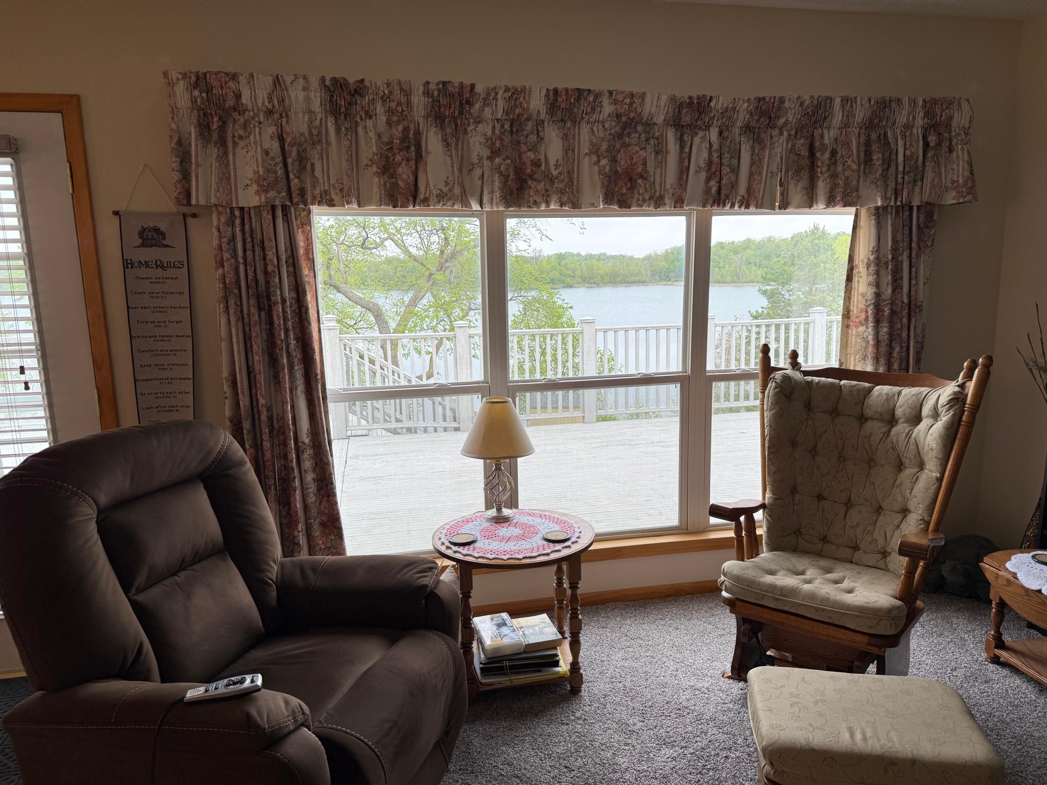 Living Room W/Lake View