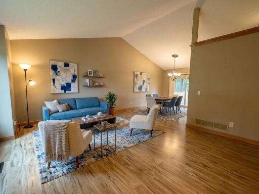 Virtually Staged Living/Dining