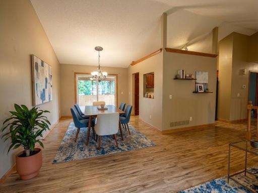 Virtually Staged Dining Room