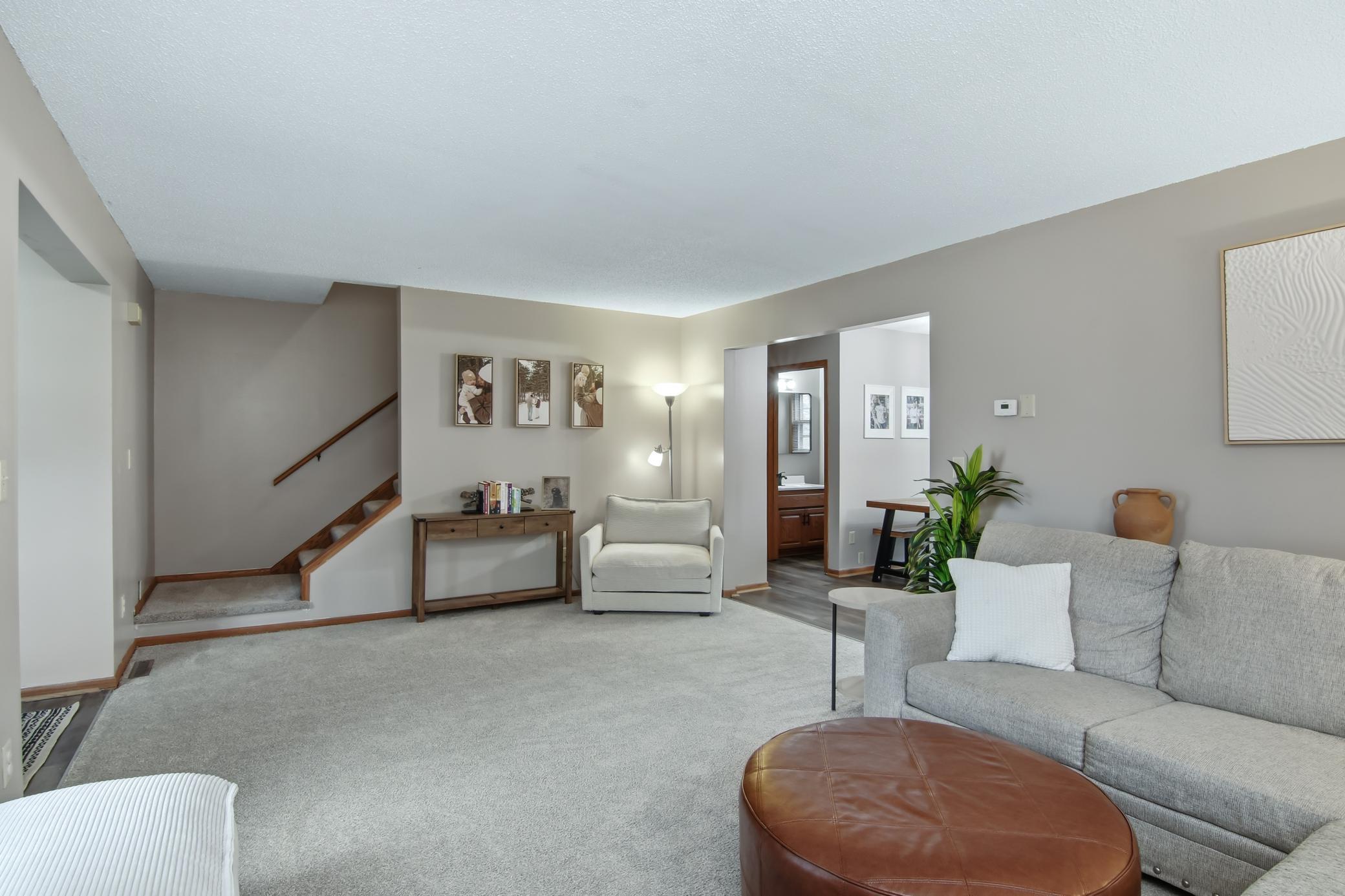 This room is very spacious.