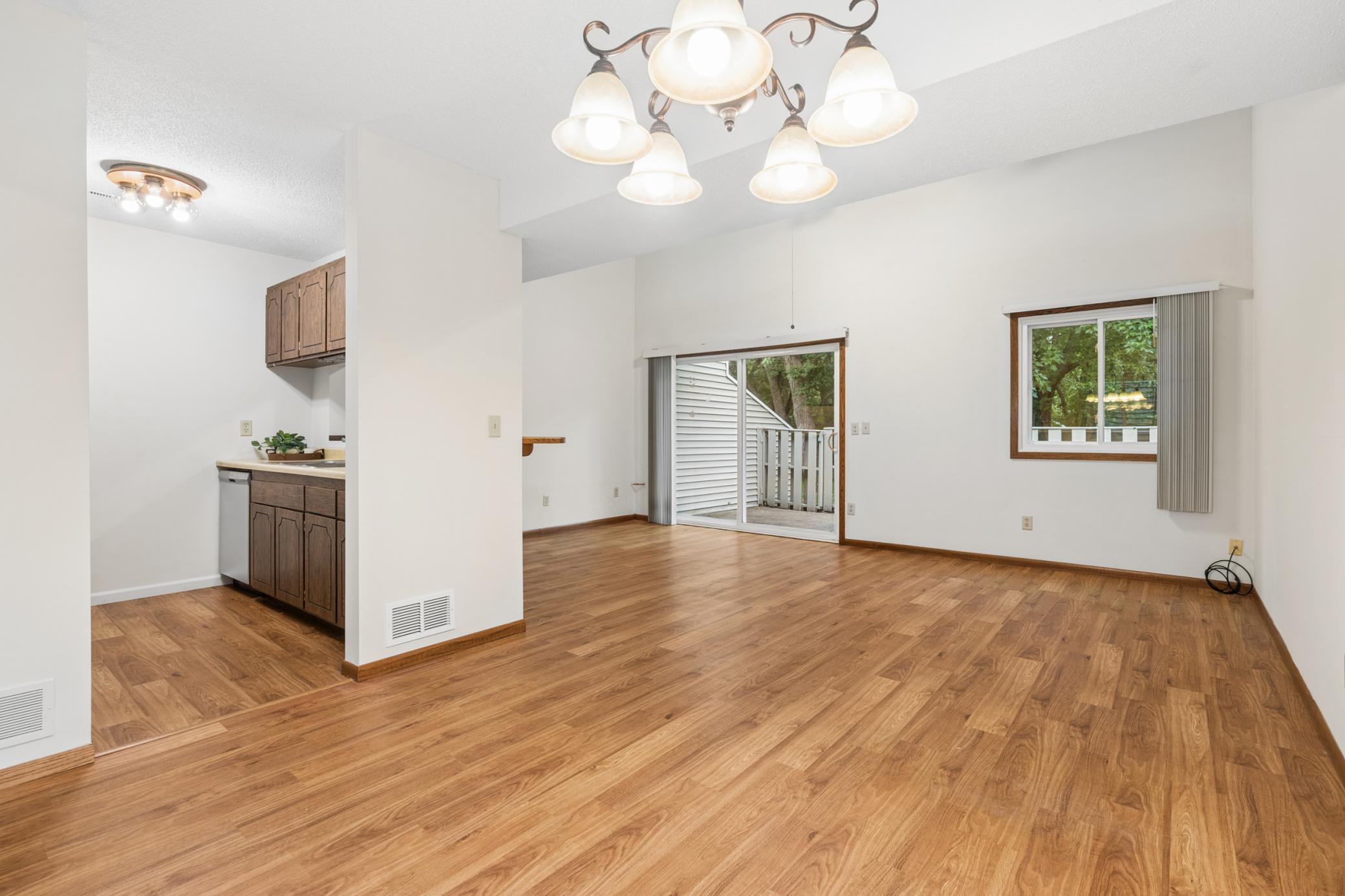 This refreshed townhome boasts 2 bedrooms, 2 bathrooms and over 1,200 finished square feet of comfortable living space.