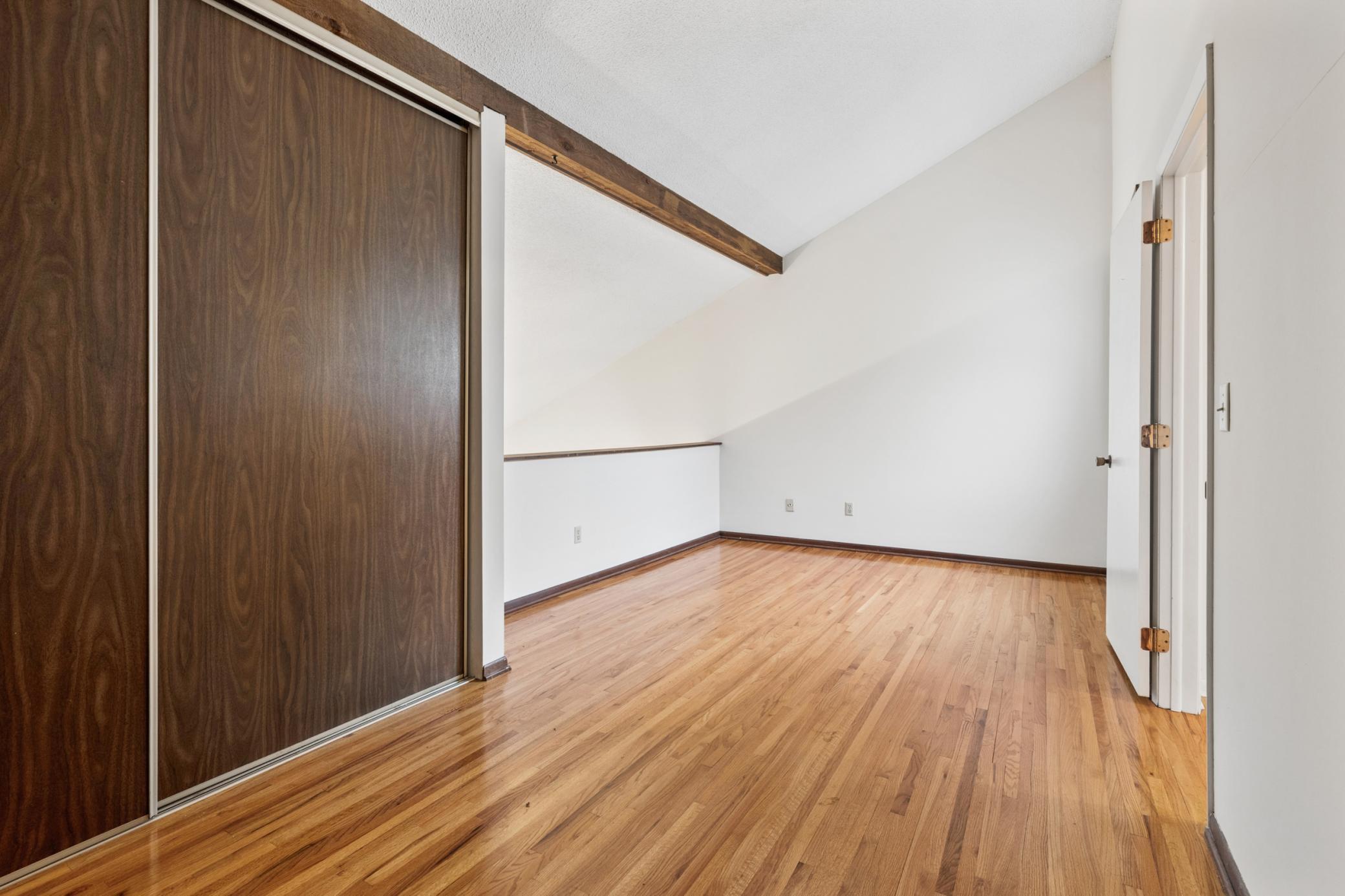 Overlooking the main living space below for an open feel throughout the home!