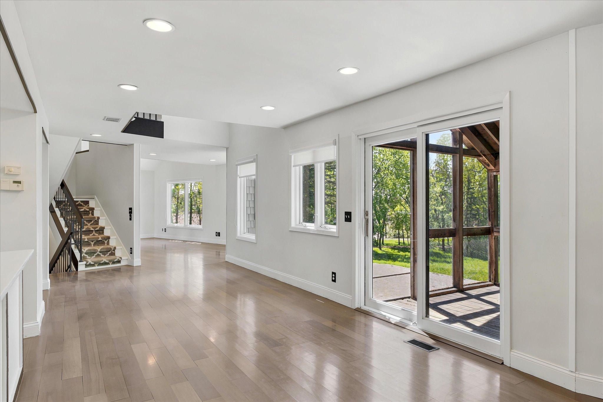 Main level with screened porch! *Keep home as primary, or Approved for ADU/guest house - modifications to complete with your builder. Survey available with new placement for your dream home!