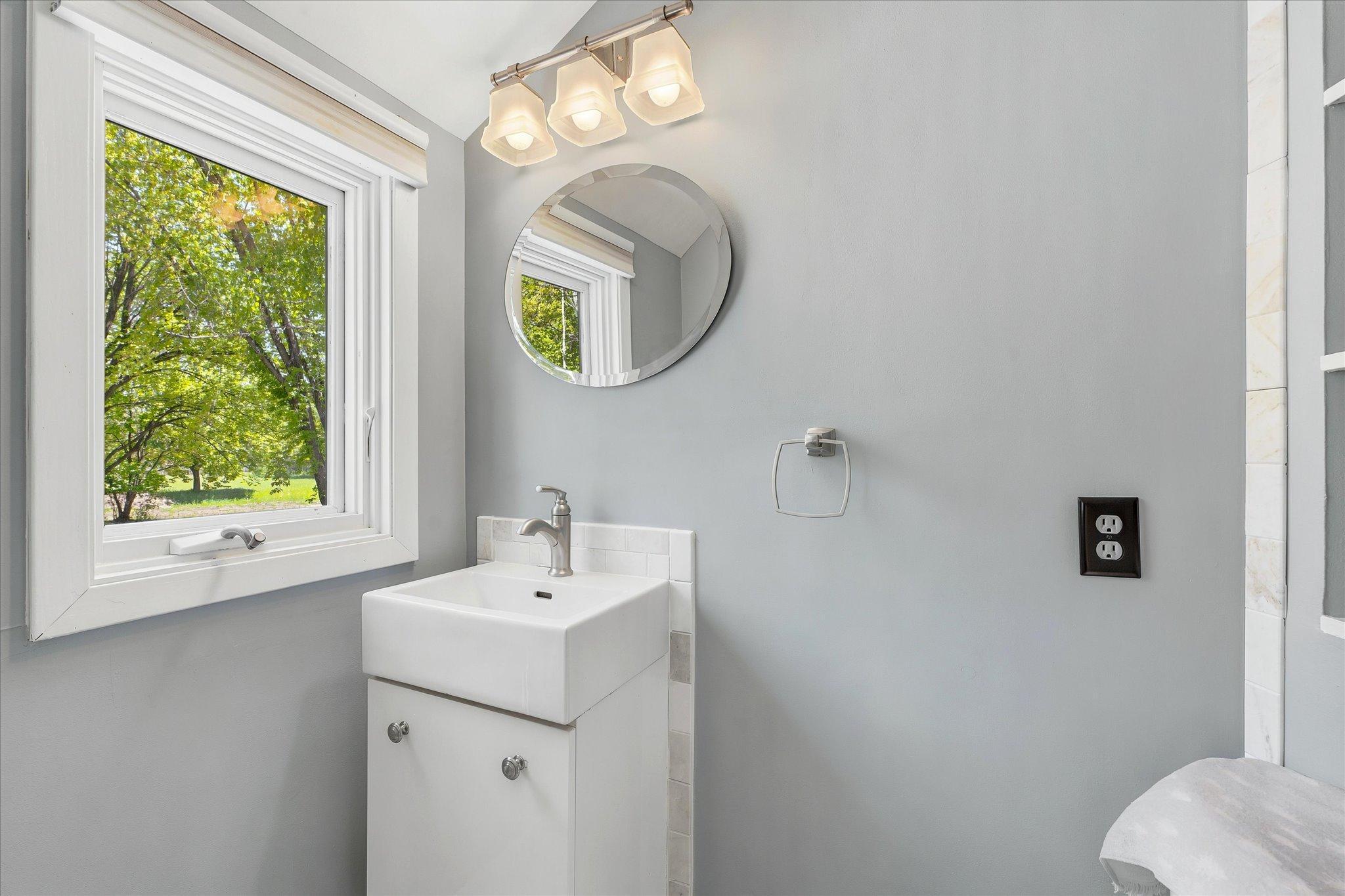 Primary private half bath. *Keep home as primary, or Approved for ADU/guest house - modifications to complete with your builder. Survey available with new placement for your dream home!