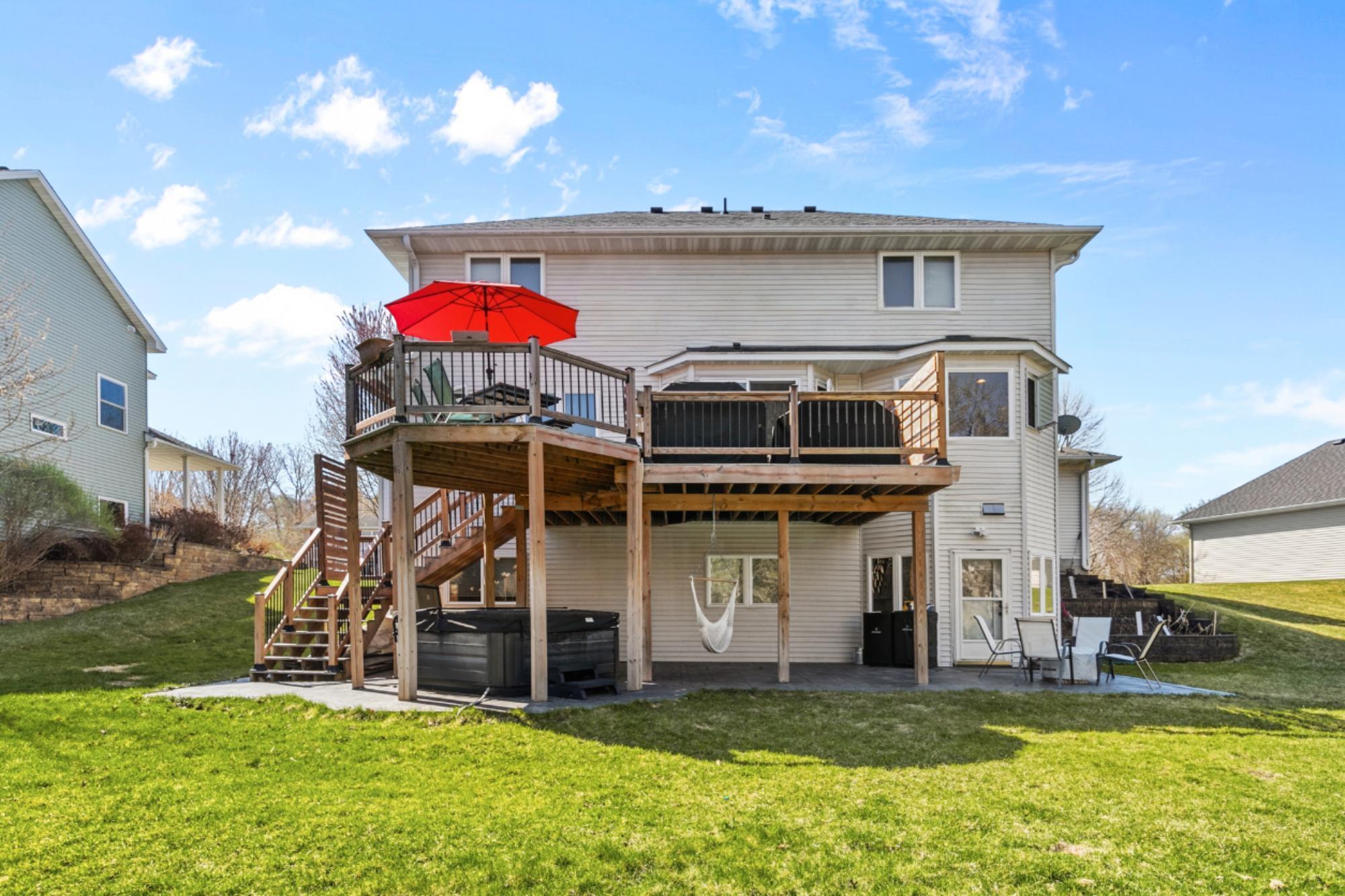This home has great amenities, inside and out. The deck is the perfect space for entertaining family and friends. New in 2020.