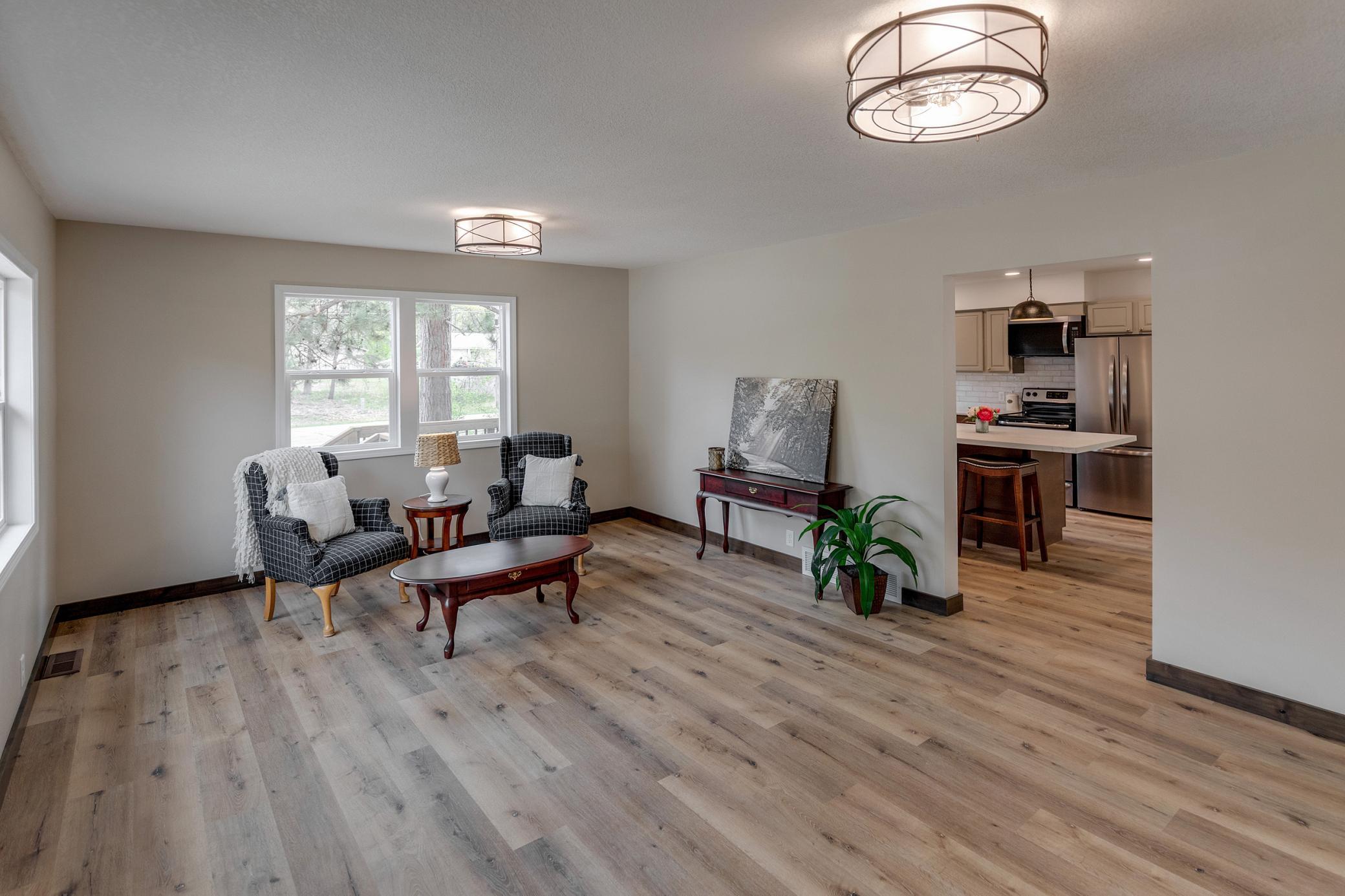 Living room to Kitchen view
