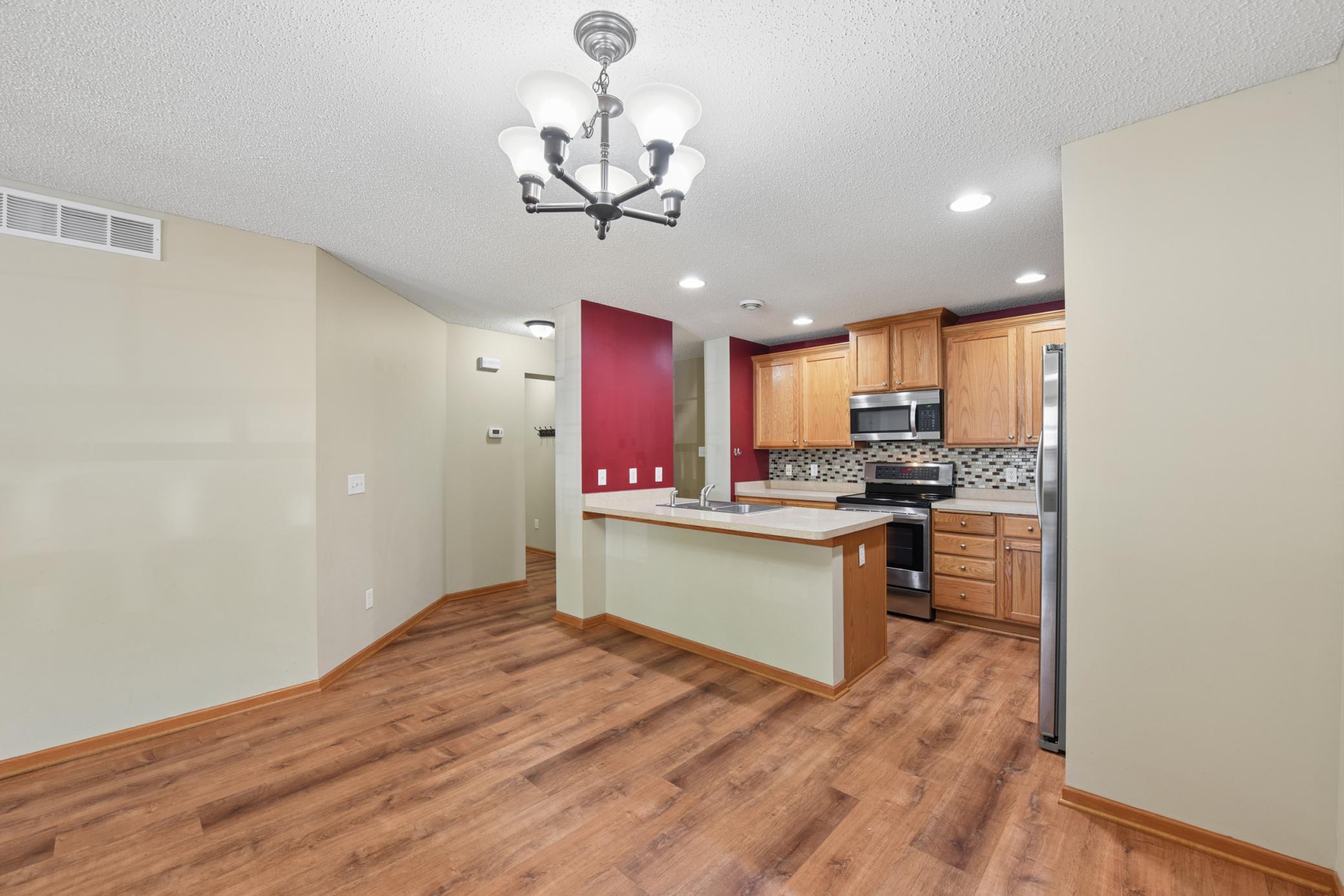 2489 Dawes Place #D - The kitchen has a convenient breakfast bar