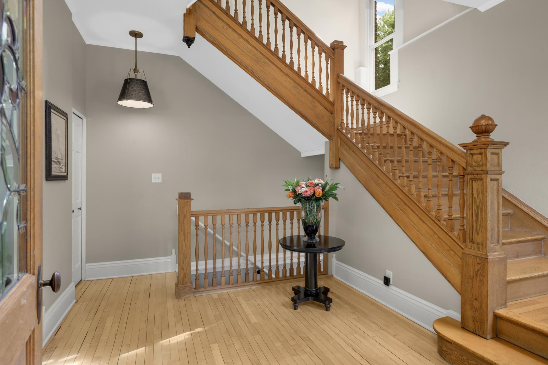 Spacious entry foyer