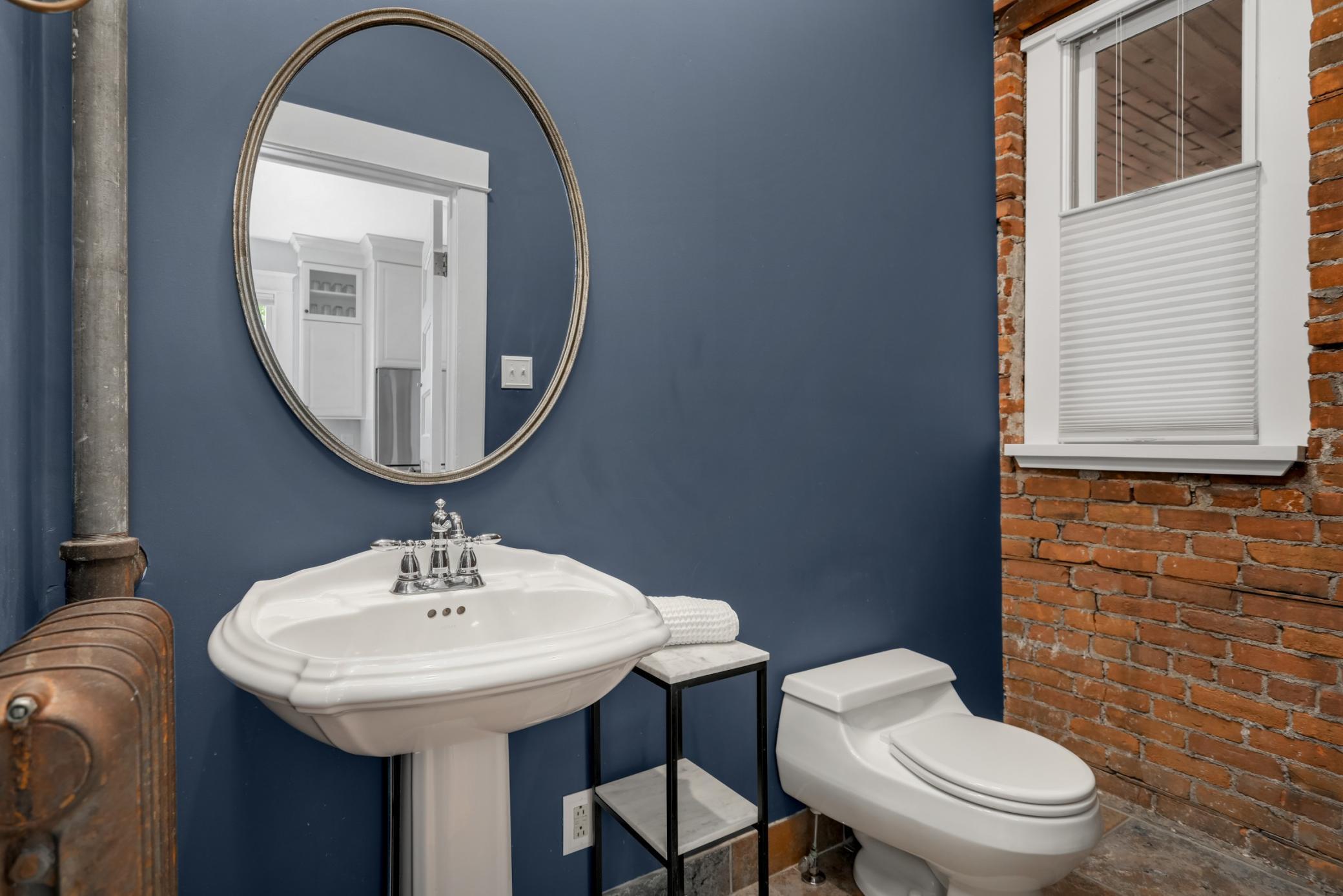 Main floor powder room