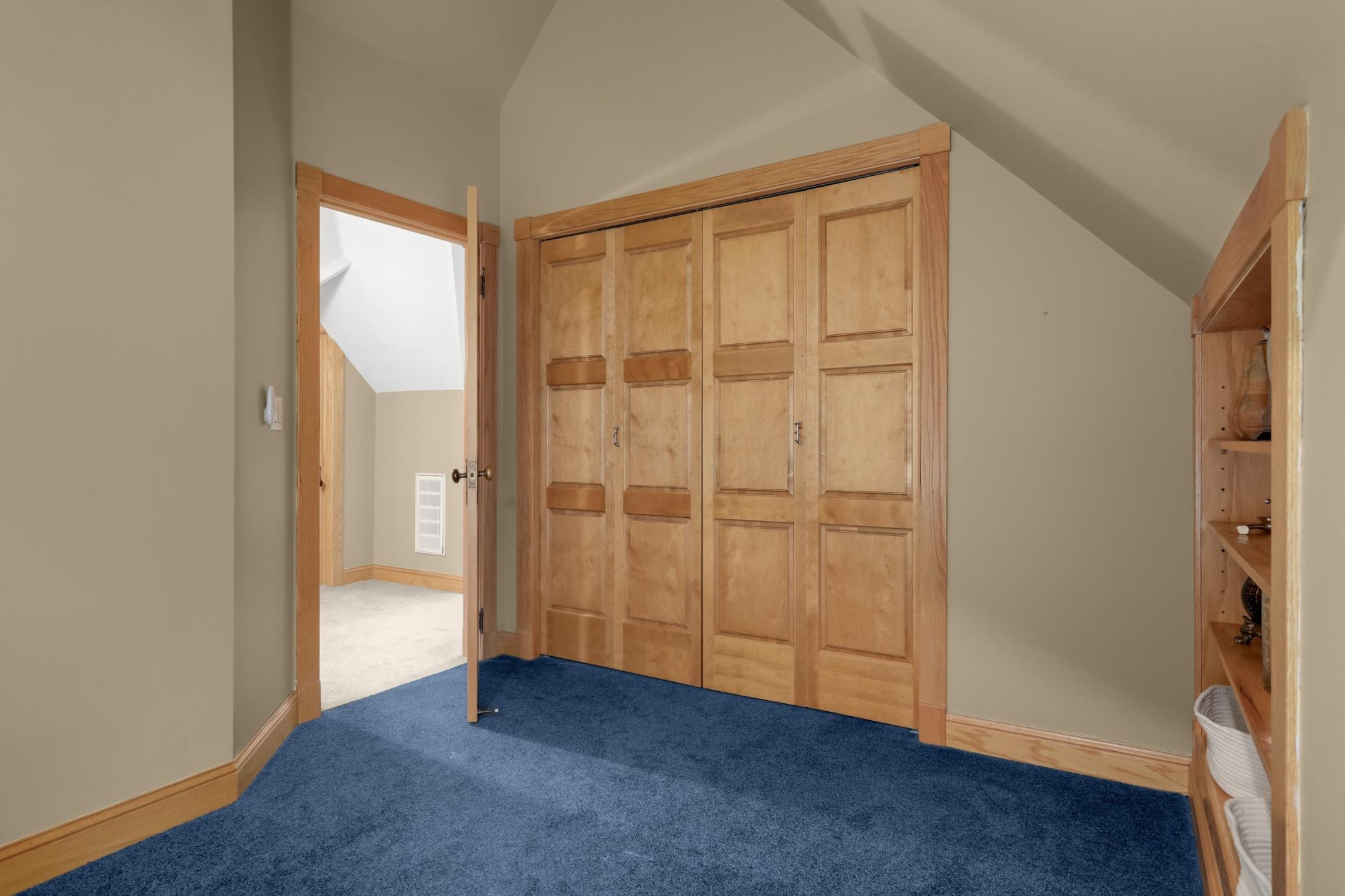 Ample closet space