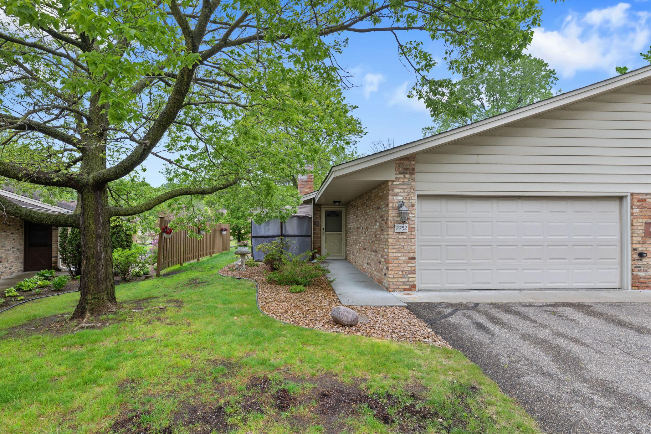 Mature landscaping throughout neighborhood.