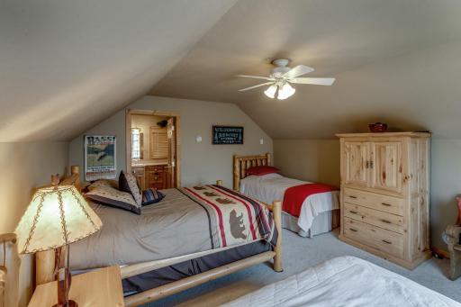 Bonus room above the garage with bathroom.