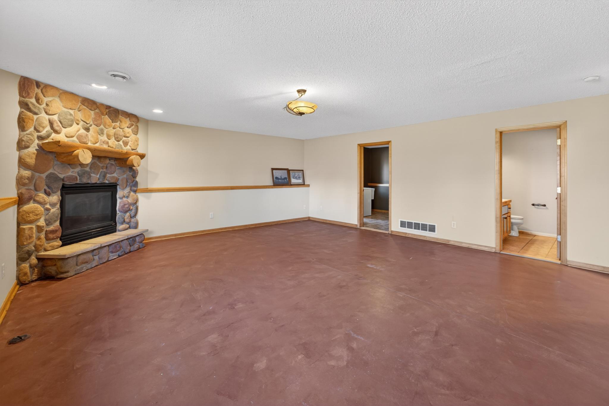 1/2 Bath on Family Room Level