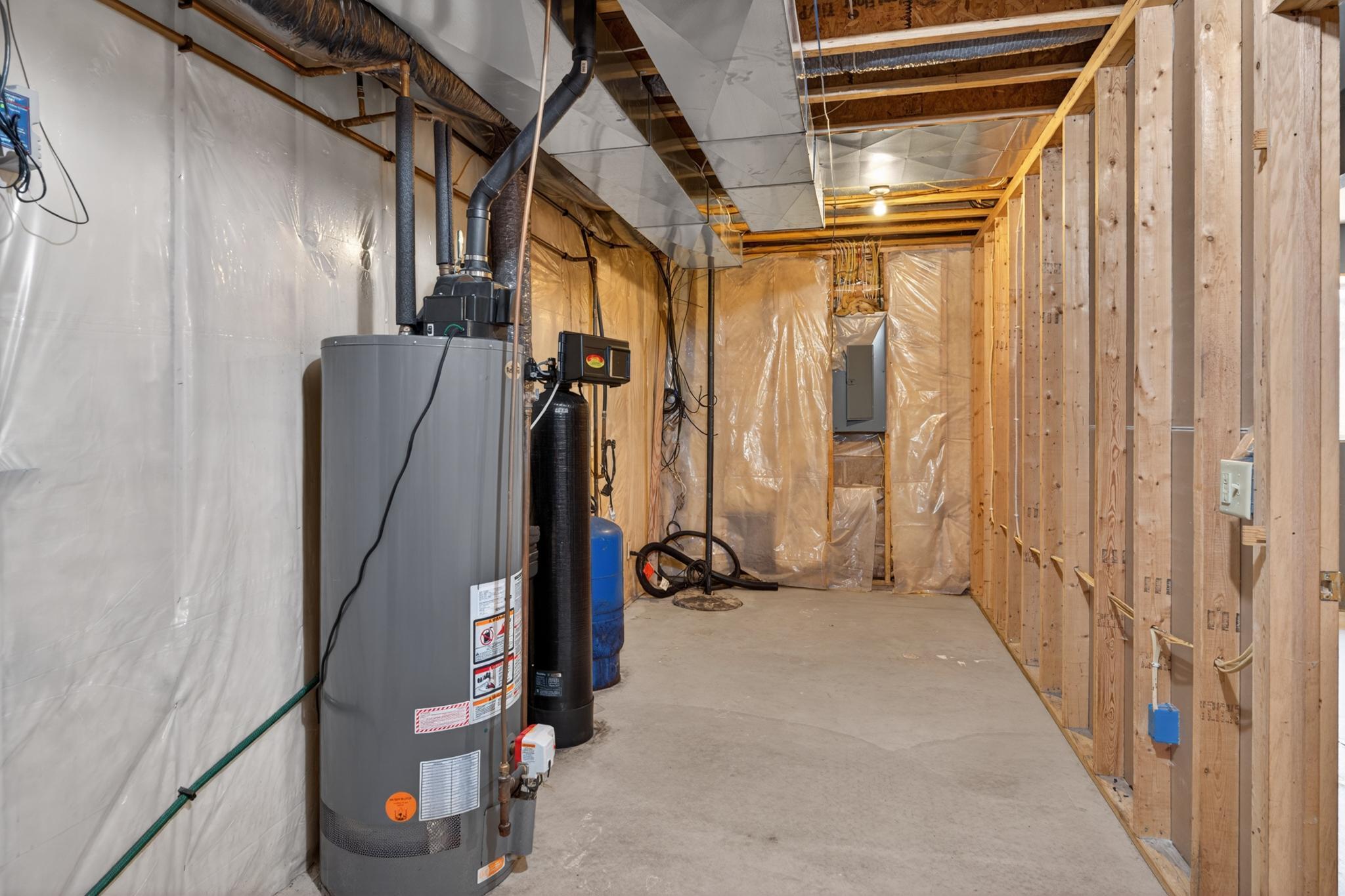 Basement level has the utility room