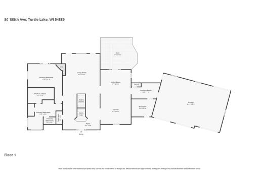 80 155th Avenue, Turtle Lake, WI 54889
