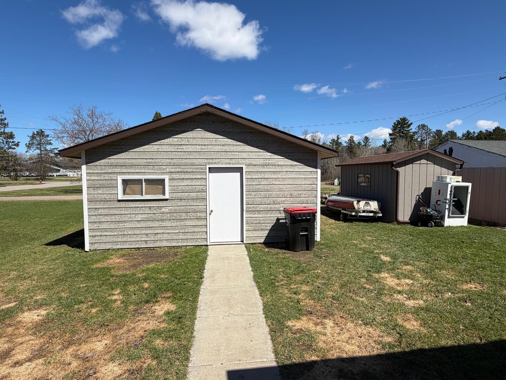 Back of Garage from House