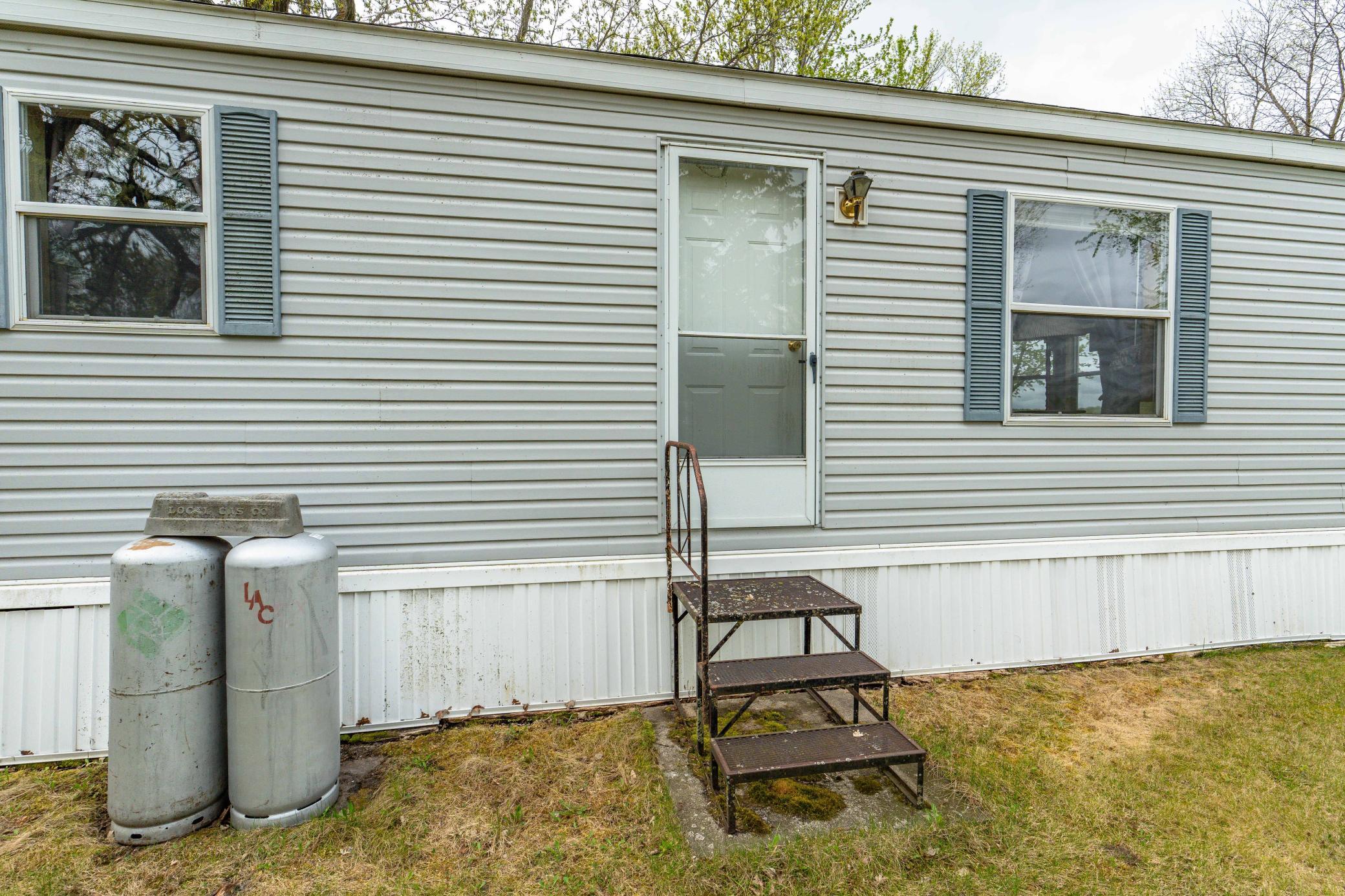 Door at back of home