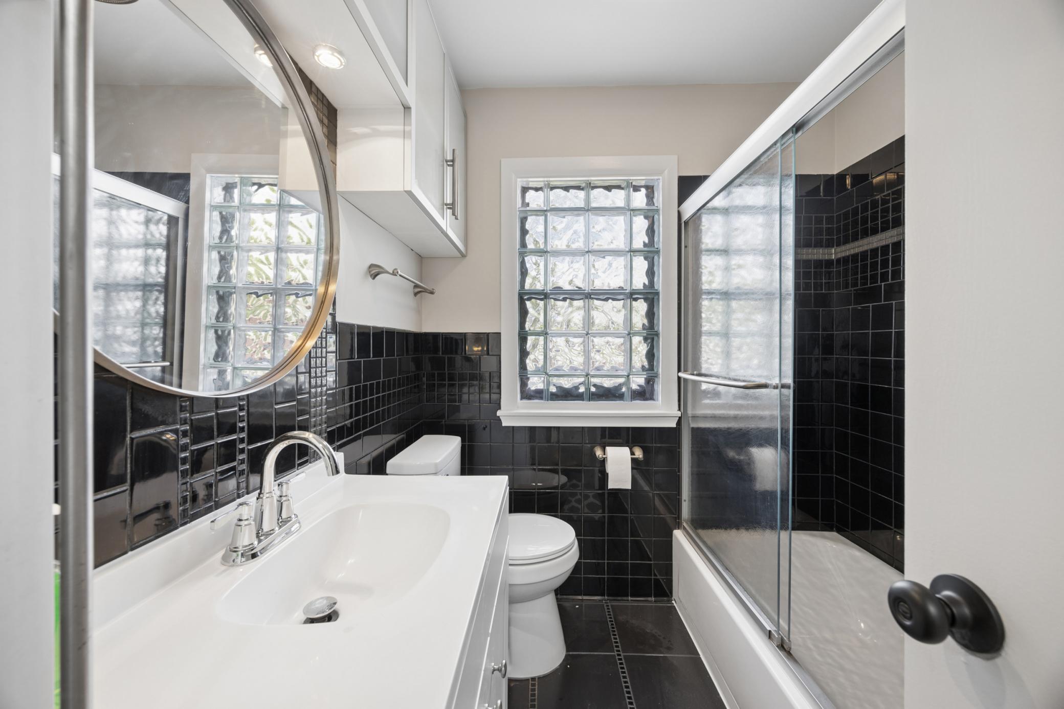 Upper level full bath updated
