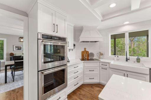 High end appliances and functional work spaces make this a chef's dream.