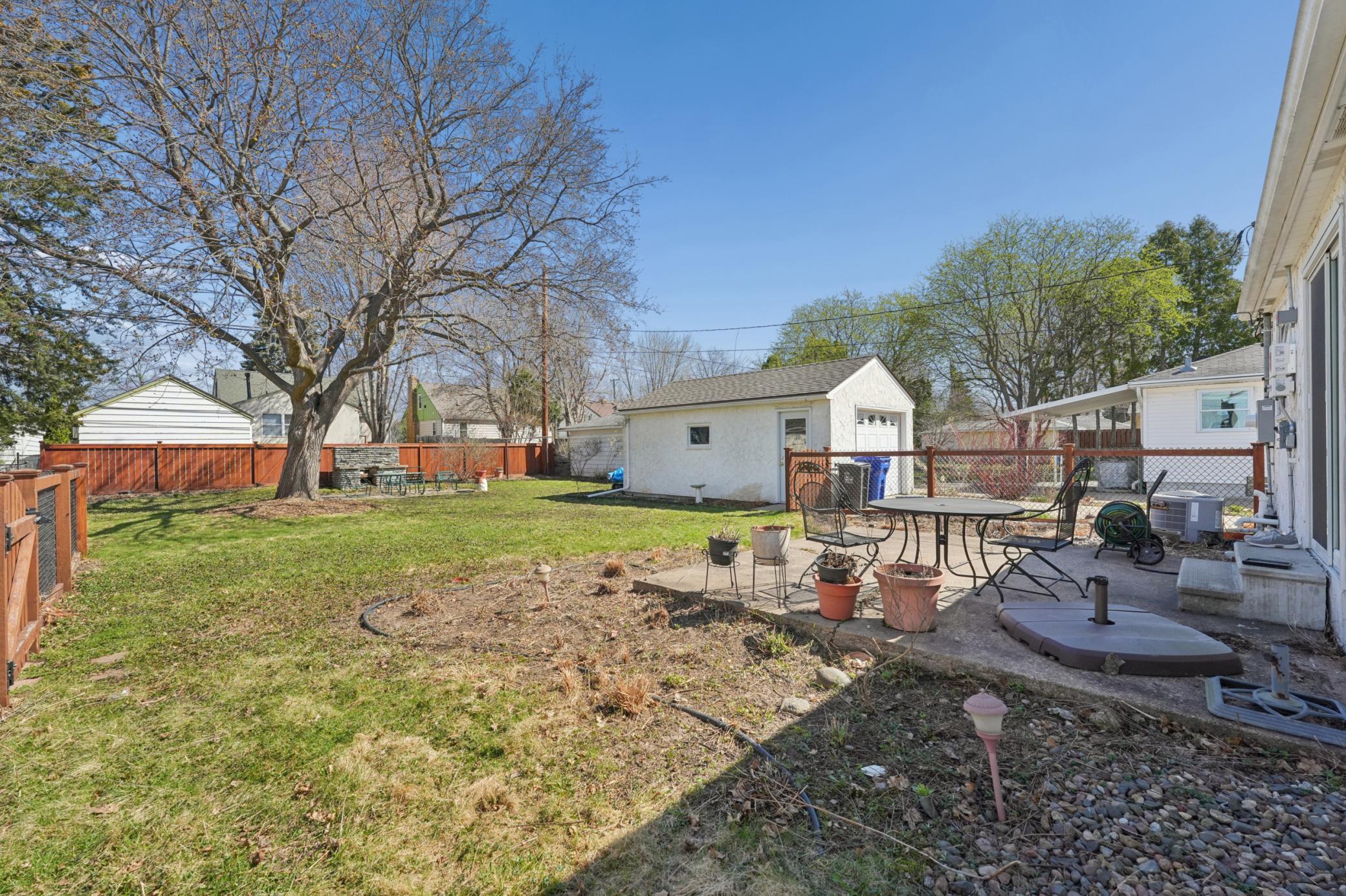 Double patios for chilling & grilling