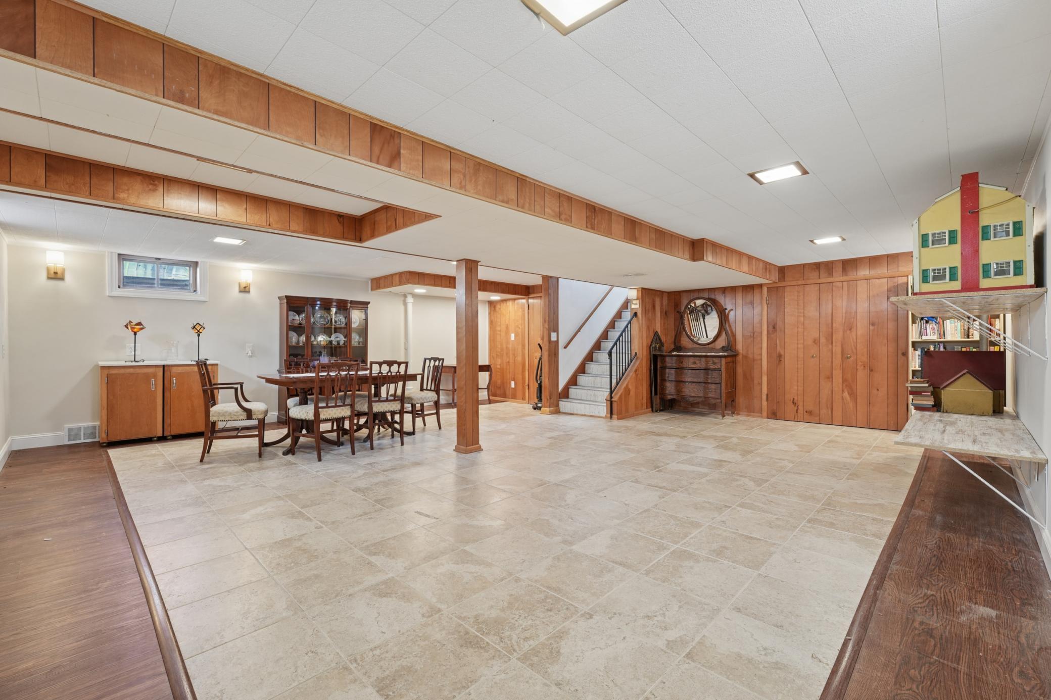 Super clean for a basement