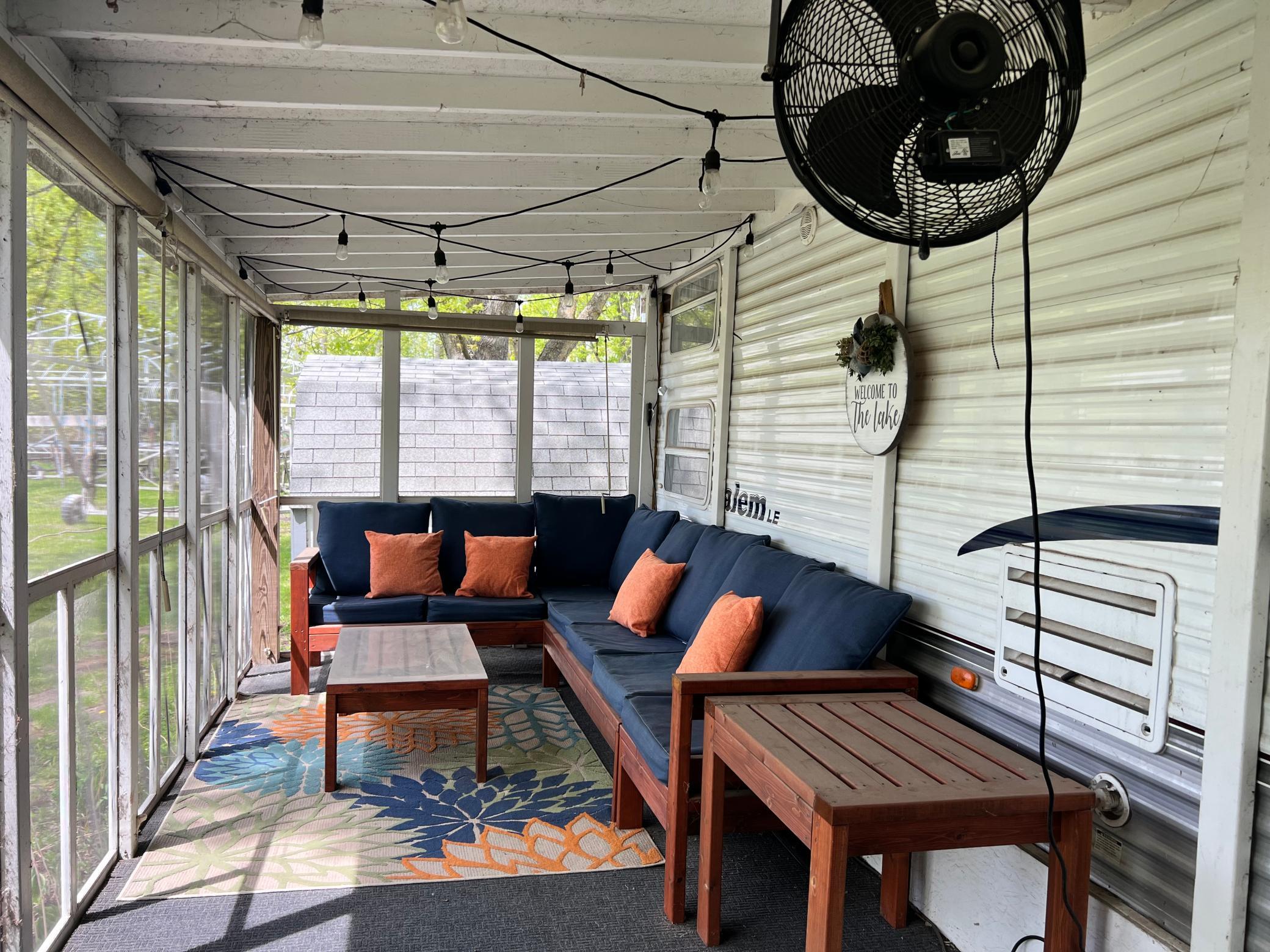 Custom Built Couch and Tables