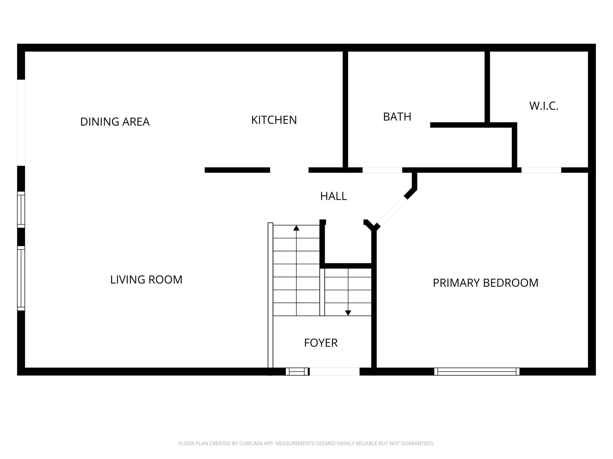 Upper level Floorplan